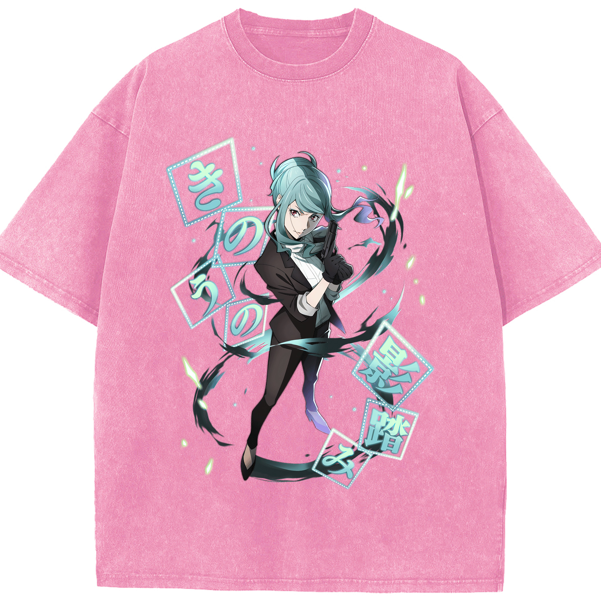 （画像用） 文豪ストレイドッグス Bungo Stray Dogs 綿100% ヴィンテージ風 半袖Tシャツ（フロントプリント）